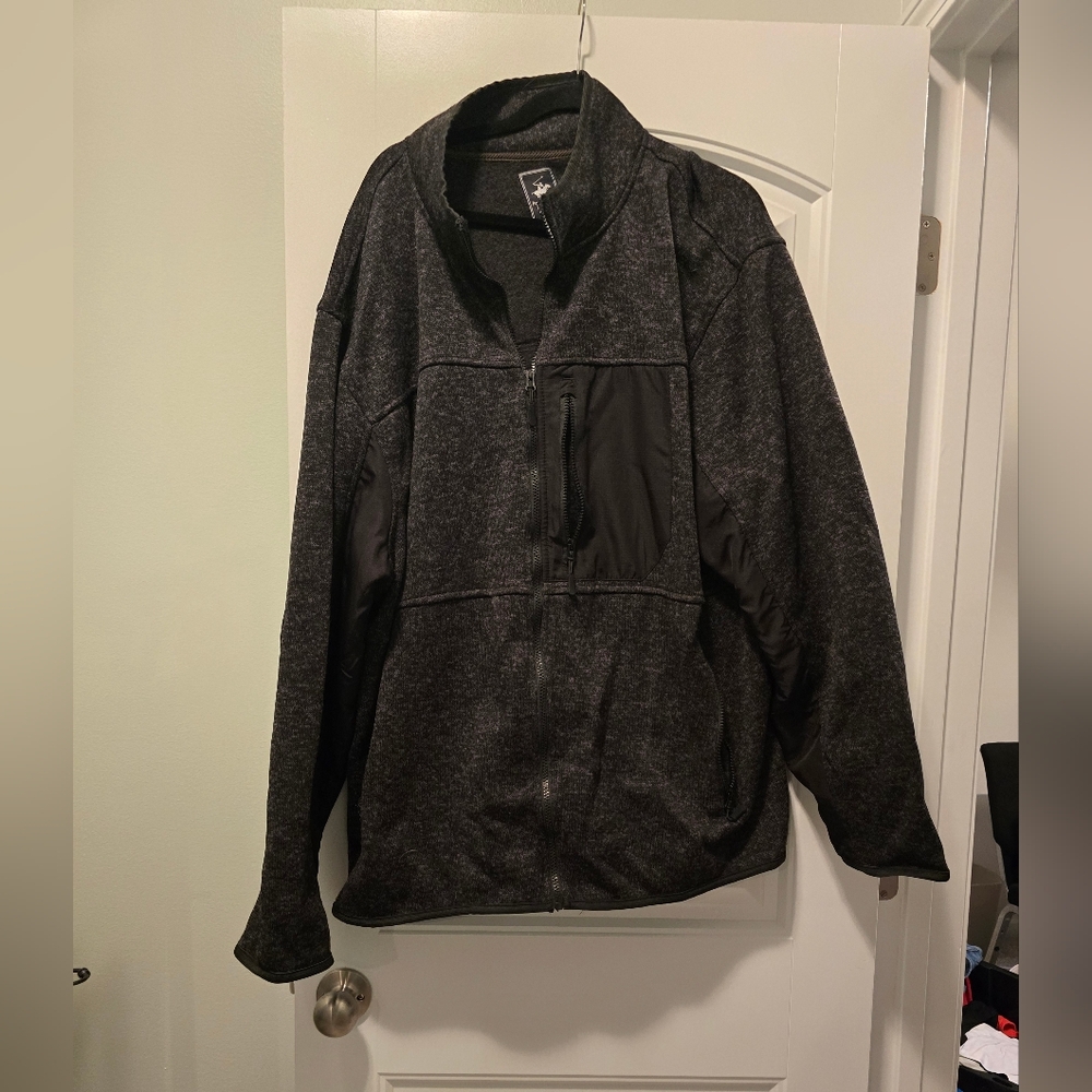 Beverly Hills Polo Men's 3X Zip Up Jacket